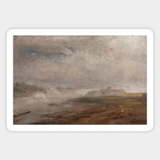 The Elbe on a Foggy Morning by Johan Christian Dahl Magnet